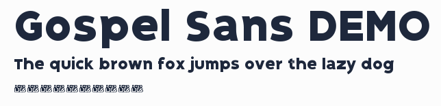 Gospel Sans DEMO預覽圖