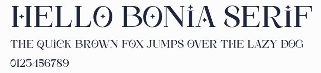 Hello Bonia Serif預覽圖