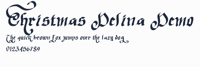 Christmas Delina Demo