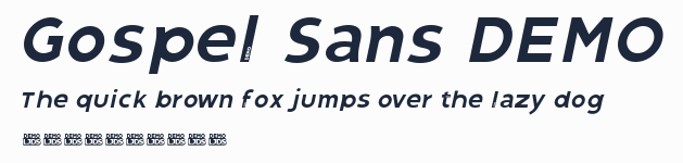 Gospel Sans DEMO預覽圖