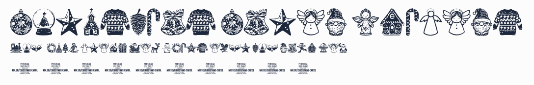 Christmas Carol Symbols