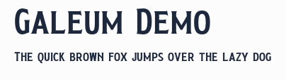 Galeum Demo預覽圖