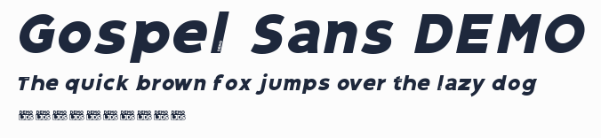 Gospel Sans DEMO