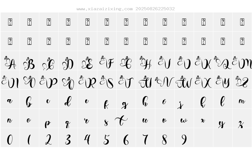 字符映射圖