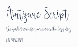 Aintzane Script預覽圖