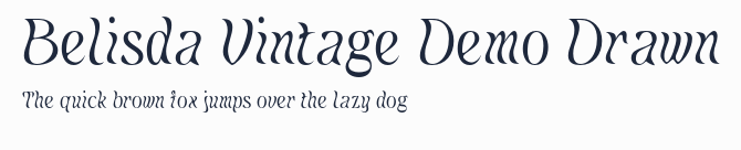 Belisda Vintage Demo Drawn預覽圖