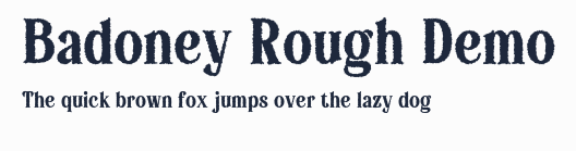 Badoney Rough Demo預覽圖