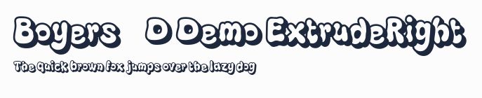 Boyers 3D Demo ExtrudeRight預覽圖