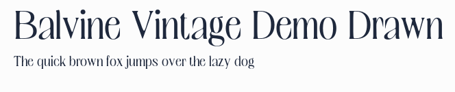 Balvine Vintage Demo Drawn預覽圖