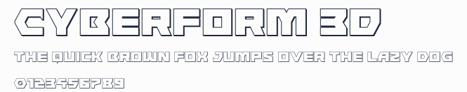Cyberform 3D預覽圖