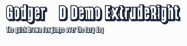 Godger 3D Demo ExtrudeRight預覽圖