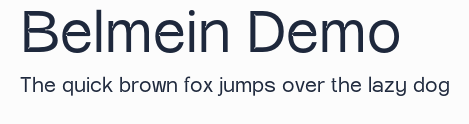 Belmein Demo預覽圖