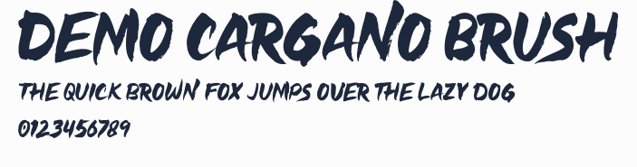 Demo Cargano Brush