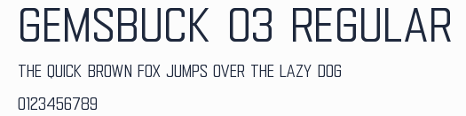 Gemsbuck 03 Regular預覽圖