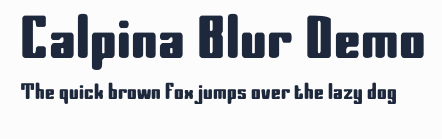 Calpina Blur Demo預覽圖