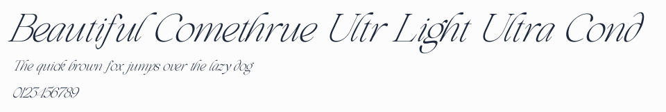 Beautiful Comethrue Ultr Light Ultra Cond預覽圖
