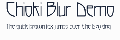 Chioki Blur Demo預覽圖