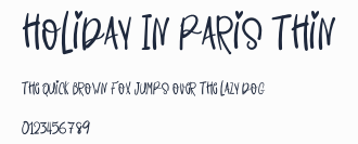 Holiday In Paris Thin預覽圖