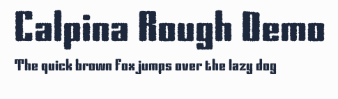Calpina Rough Demo預覽圖