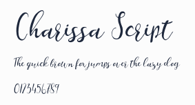 Charissa Script預覽圖