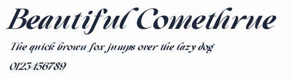 Beautiful Comethrue預覽圖