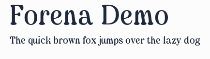 Forena Demo預覽圖