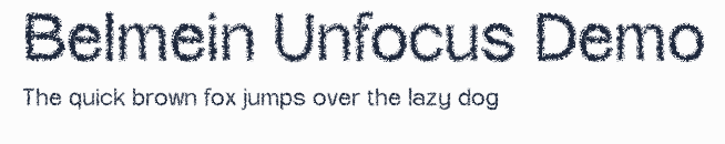 Belmein Unfocus Demo預覽圖