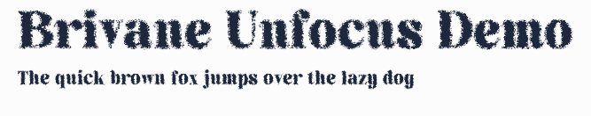 Brivane Unfocus Demo預覽圖