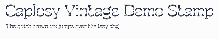 Caplosy Vintage Demo Stamp預覽圖