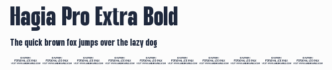 Hagia Pro Extra Bold預覽圖