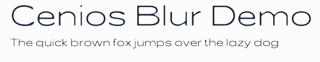 Cenios Blur Demo預覽圖