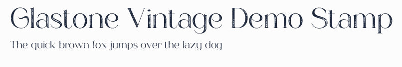 Glastone Vintage Demo Stamp預覽圖