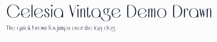 Celesia Vintage Demo Drawn預覽圖