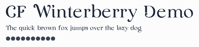 CF Winterberry Demo預覽圖