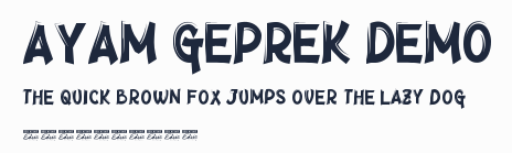 Ayam Geprek Demo預覽圖