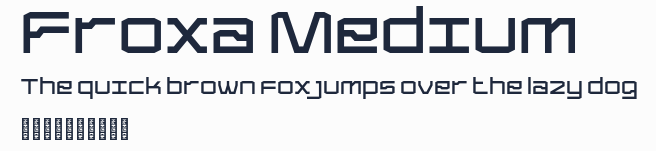 Froxa Medium預覽圖
