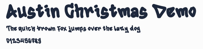 Austin Christmas Demo