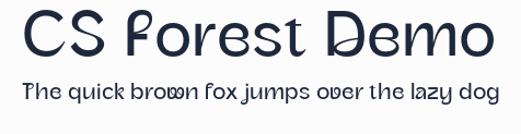 CS Forest Demo預覽圖