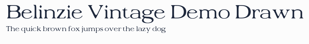 Belinzie Vintage Demo Drawn預覽圖