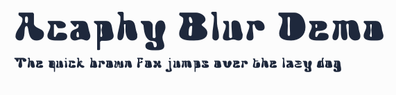 Acaphy Blur Demo預覽圖