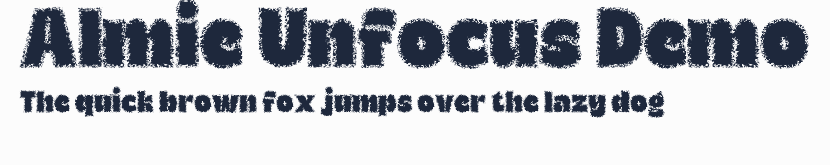 Almie Unfocus Demo預覽圖