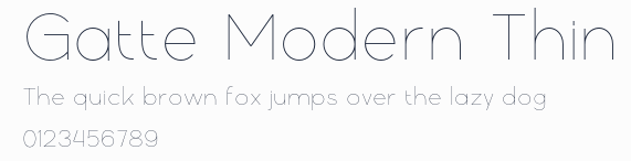 Gatte Modern Thin預覽圖