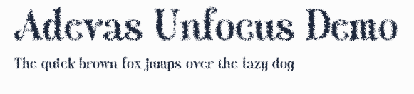 Adevas Unfocus Demo預覽圖
