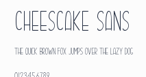 Cheescake Sans預覽圖