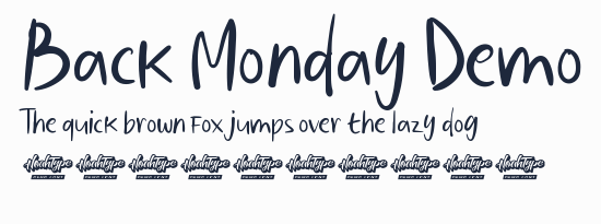 Back Monday Demo預覽圖