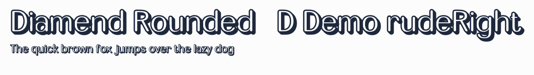 Diamend Rounded 3D Demo rudeRight預覽圖