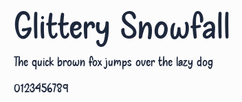 Glittery Snowfall預覽圖