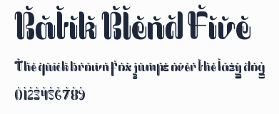 Batik Blend Five預覽圖
