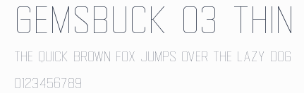 Gemsbuck 03 Thin預覽圖