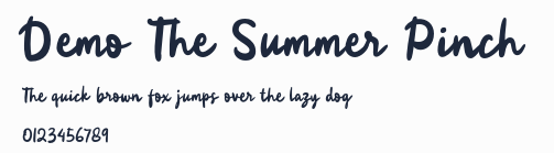 Demo The Summer Pinch預覽圖